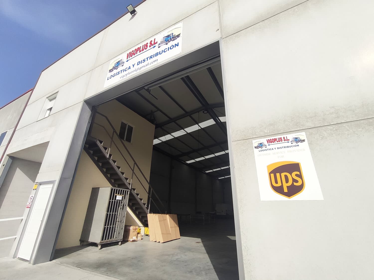 Servicio de reparto para UPS